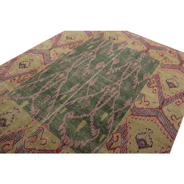 Rug & Kilim Rug & Kilim’s Mira Rug in Green, 6x9 For Sale - Image 4 of 6