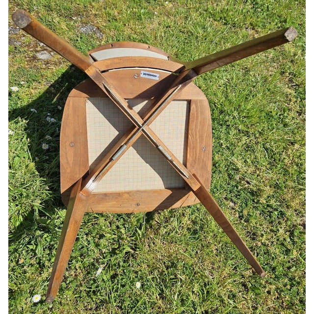 Monobloc White Skai Chairs, 1960, Set of 6 For Sale - Image 4 of 15