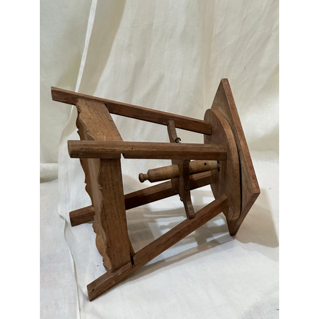 Shabby Chic Early 20th Century Miniature Sculptor's Stand For Sale - Image 3 of 7