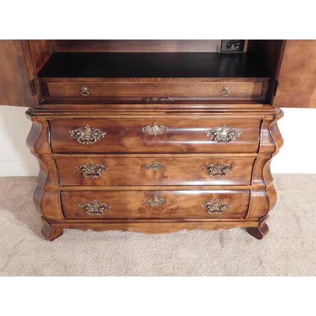 Vintage Henredon Villandry Collection Carved Flame Walnut Bar Chairish