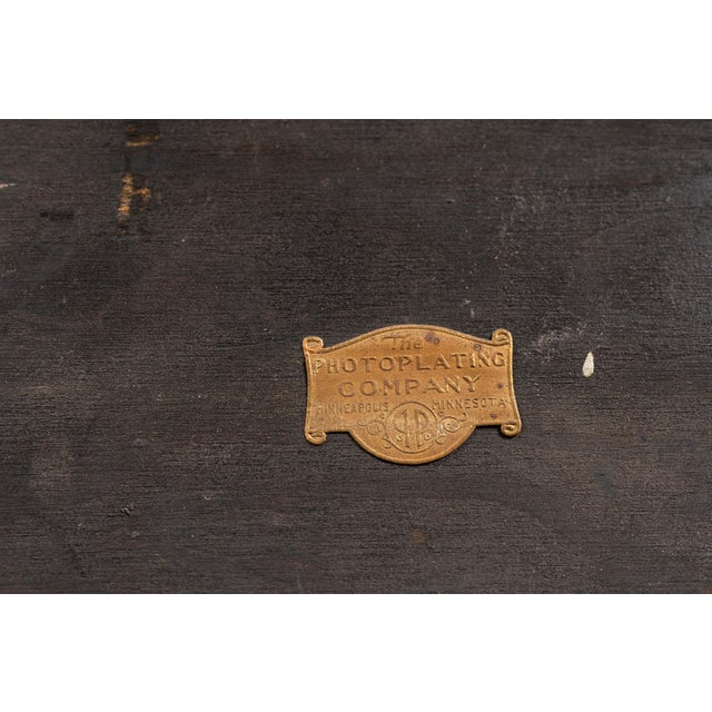 1930s Abbott Pharmaceutical Prescriptions Reverse Glass Sign For Sale - Image 5 of 6