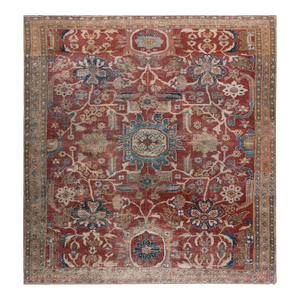 19th Century Persian Ziegler Sultanabad Carpet ( 8'10" x 9'4" - 269 x 284 )