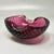 This mid-century modern ashtray or catchall, designed by the legendary Flavio Poli, was hand-blown in Murano, Italy,...