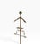 Metal Mid 20th Century Stylish Hollywood Regency Brass Costumer Valet Stand by Glo-Mar For Sale - Image 7 of 13