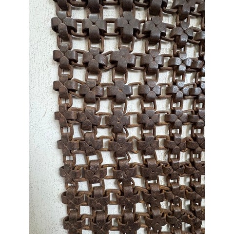 Vintage Metal Chain Wall Decor For Sale In New York - Image 6 of 8