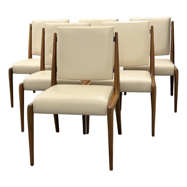 Set of 6 Holly Hunt Côte Dining Chairs For Sale