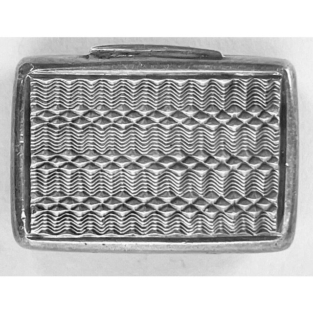 English Antique William IV English Sterling Silver & Gilt Vinaigrette, Birmingham 1836-7 For Sale - Image 3 of 7