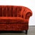 Art Deco Art Deco Curved Channel-Back Scroll-Arm Sofa With Ebonized Tapered Supports For Sale - Image 3 of 16