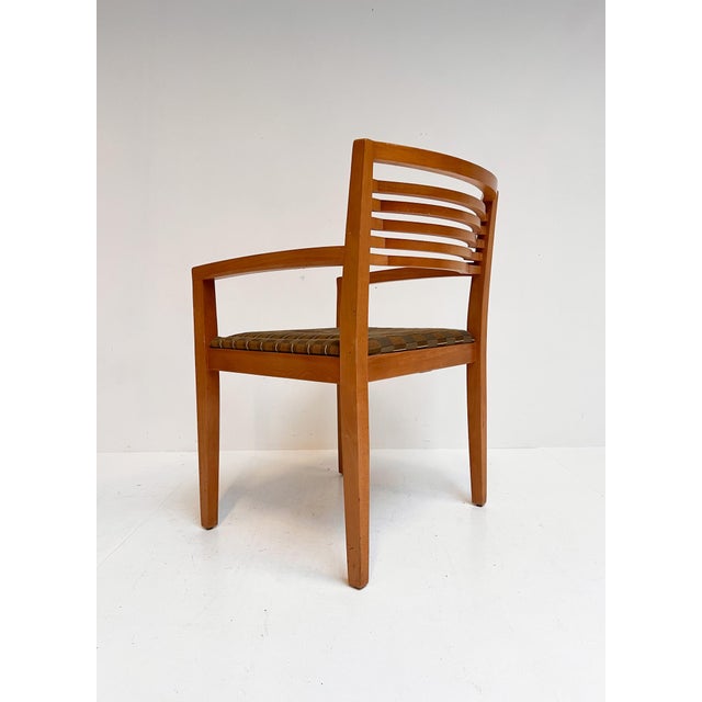 Wood Riccio Chairs by Ricchio for Knoll, 1980s, Set of 4 For Sale - Image 7 of 18