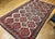 Vintage Persian Malayer Gallery Rug, Hand-Knotted Wool, Geometric Pattern, 7x13, Ivory & Red For Sale - Image 11 of 14