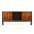 Brown Dyrlund Style Mid Century Rosewood Buffet and Hutch For Sale - Image 8 of 12