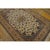 Textile 1940s Small Ivory Islimi Medallion Antique Isfahan Silk Handknotted Wool Rug For Sale - Image 7 of 7