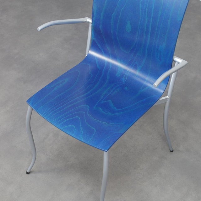 Wood Postmodern Dining Chairs by Karl Friedrich Förster for KFF, 1990s, Set of 4 For Sale - Image 7 of 9