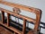 Brown Vintage Rustic Chinoiserie Teak Bench W Two Drawers For Sale - Image 8 of 17