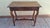 Wood Spanish Lyre Console Table in Walnut For Sale - Image 7 of 7