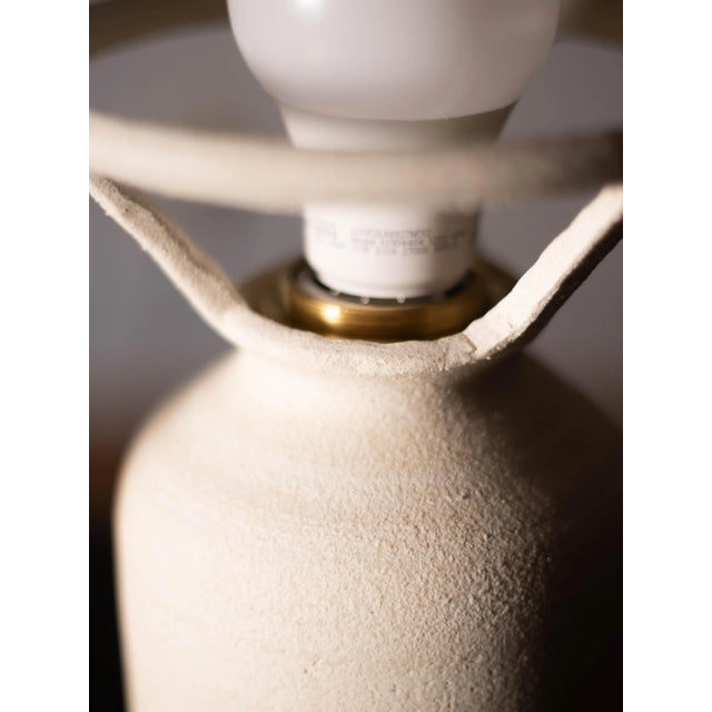 Not Yet Made - Made To Order Large Contemporary Ceramic Straight Walled Lamp For Sale - Image 5 of 9