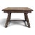Brown Extendable Oak Table with Marquetry Top and Baluster Legs, 1940s For Sale - Image 8 of 8