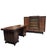 French Art Deco Makassar Study with Crescent-Shaped Desk, 1930, Set of 2 For Sale - Image 10 of 10