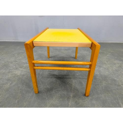 Mid-Century Beech Plant Stands with Umakart Tops, 1970s, Set of 2 For Sale - Image 6 of 15