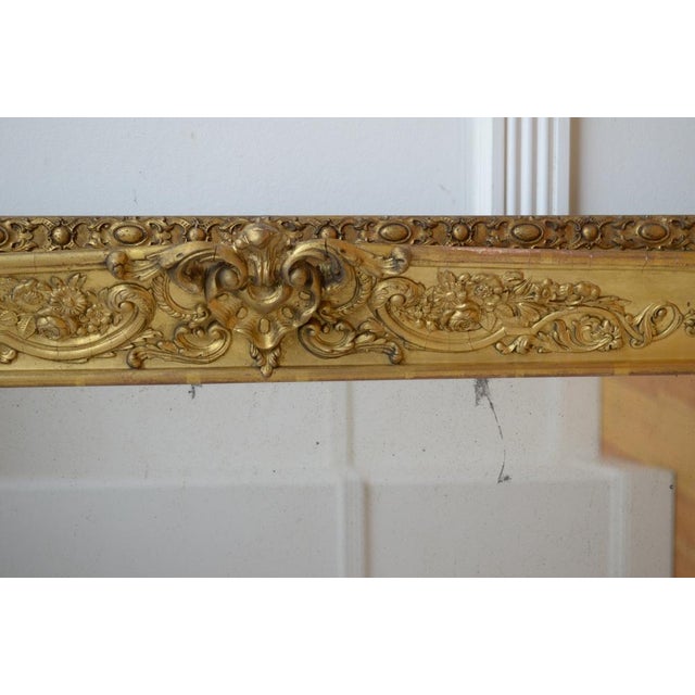 19th Century Leaner or Wall Mirror, 1840s For Sale - Image 7 of 16