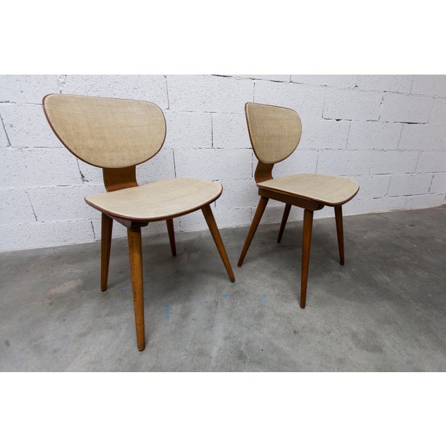No. 831 G1 Chairs by Max Bill for Baumann, 1960s, Set of 2 For Sale - Image 18 of 18