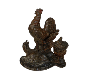 Late 19th Century Inkwell with Rooster