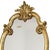 Glass French Baroque Gold-Leaf Gilded Mirror with Crest, 1960s For Sale - Image 7 of 18