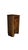 Small sacristy cabinet in walnut wood from the 1700s, characterized by an upper molded door and a practical lower drawer....