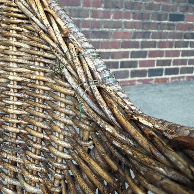 Pair of Salterini Vintage Wicker and Iron Mid Century Lounge Chairs For Sale - Image 9 of 12