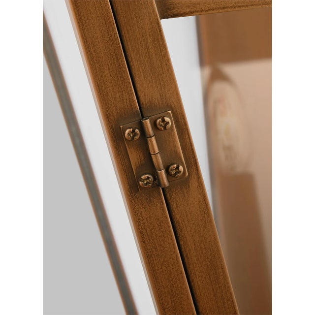 Chapman & Myers by Visual Comfort Studio Hyannis Extra Large Lantern, Natural Copper For Sale - Image 4 of 5