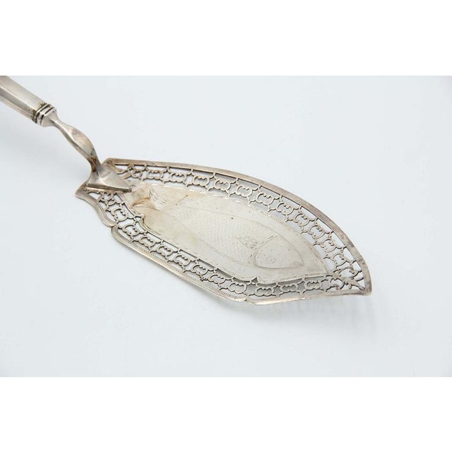 Silver Spatula for Serving Fish, in Good conditions.