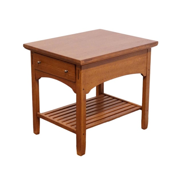 LEXINGTON BOB TIMBERLAKE Arts and Crafts Collection Mission Style 22" Accent End Table 25" High 22" Wide 28" Deep We...