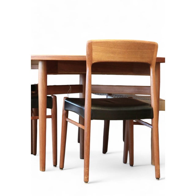 Chair in Teak and Leather by Henning Kjærnulf for KS Møbler, 1960s For Sale - Image 12 of 15