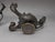 Pair of Grand Tour Bronze Two-Light Candlesticks in Roman Oil-Lamp Form For Sale - Image 11 of 11
