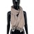 Yves Saint Laurent Grey Solid 100% Wool Scarf