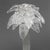 Modern Murano Clear Art Glass Palm Tree Candlesticks, 2 For Sale - Image 3 of 10
