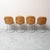 Set of 4 Gastone Rinaldi chairs from the 1970s. Chromed metal tubular frame. Fabric upholstery. Excellent condition with...