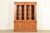 Thomasville Italian Neoclassical Carved Walnut Lighted Breakfront Bookcase Cabinet, Circa 1960s For Sale - Image 16 of 16