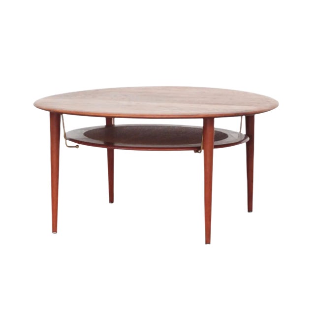 Teak Two Tier Coffee Table by Peter Hvidt & Orla Mølgaard-Nielsen for France & Son For Sale