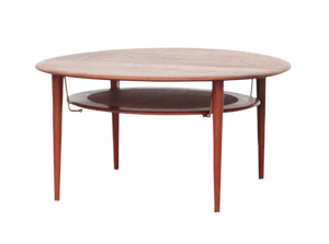 Teak Two Tier Coffee Table by Peter Hvidt & Orla Mølgaard-Nielsen for France & Son