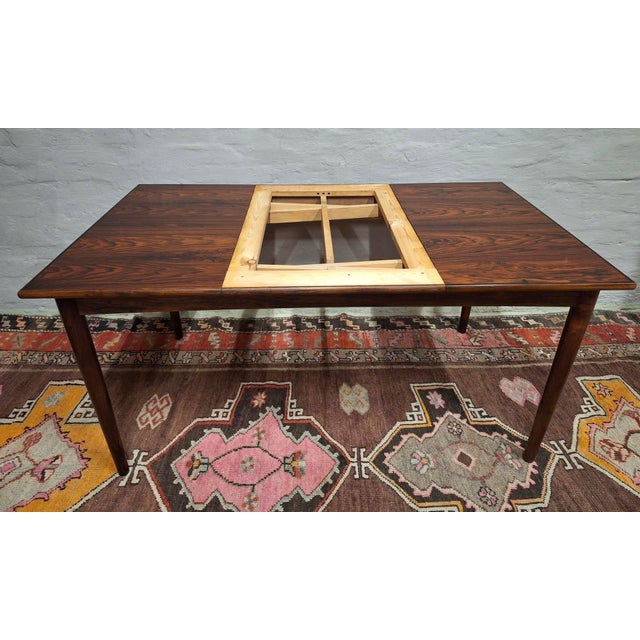 Large Danish Rosewood 10-Seater Dining Table from Vemb Mobelfabrik, 1960s For Sale - Image 5 of 18