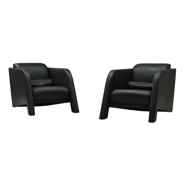Ypsilon Lounge Chairs attributed to Ulf Moritz, Netherlands, 1980s, Set of 2 For Sale