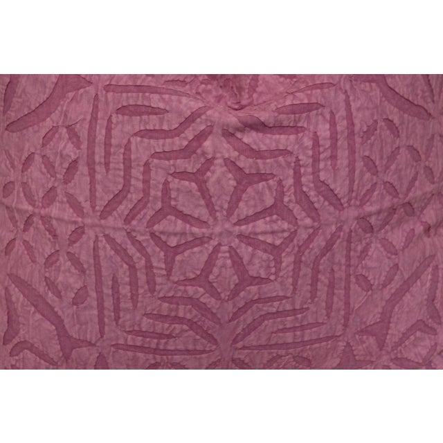 French Mauve Handmade Pillow Cover For Sale - Image 4 of 7