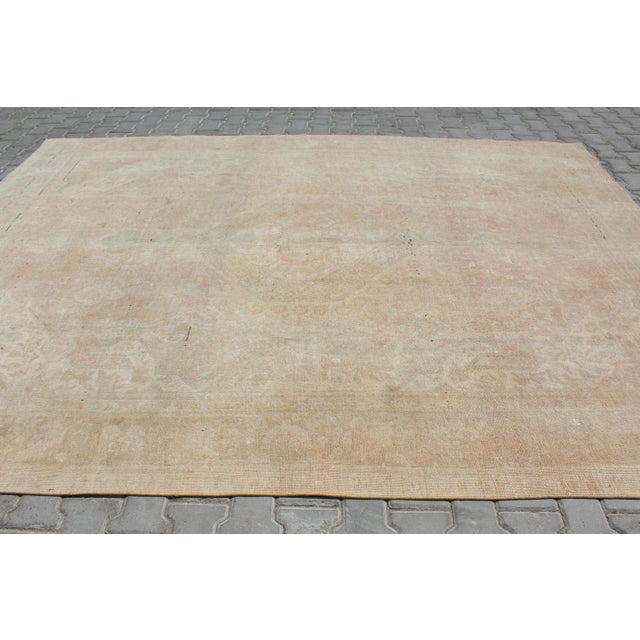Vintage Turkish Anatolian Area Rug - 94"x129" For Sale - Image 10 of 13