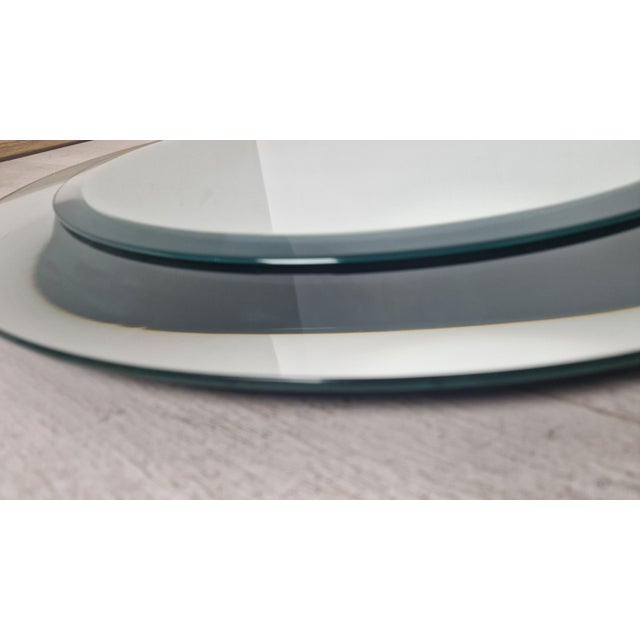 Mirror Turin Three Glasses from Cristal Art , 1970s For Sale - Image 9 of 10