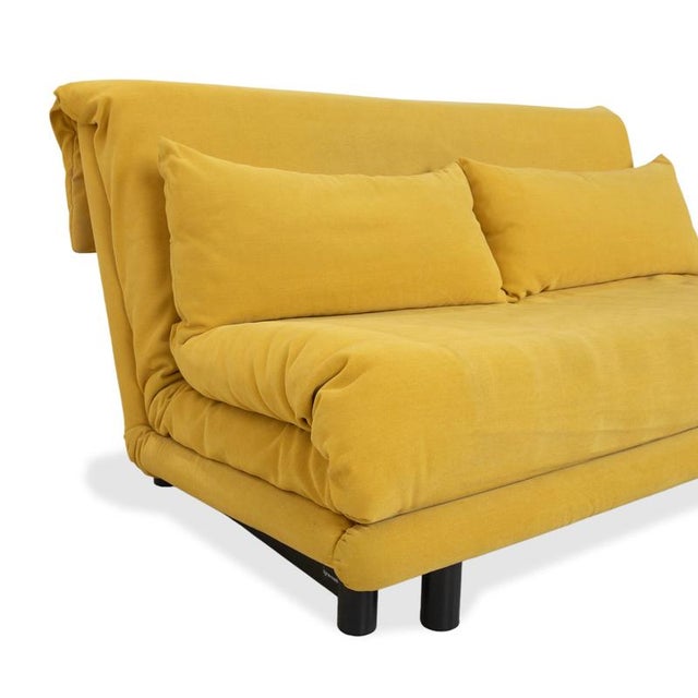Textile Multy 3-Seater Sofa in Yellow Fabric from Ligne Roset For Sale - Image 7 of 18