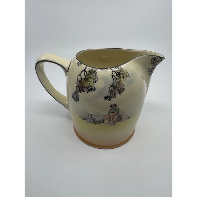 1990s Vintage Royal Doulton Old English Scenes “The Gleaners” Jug/Pitcher For Sale - Image 5 of 5