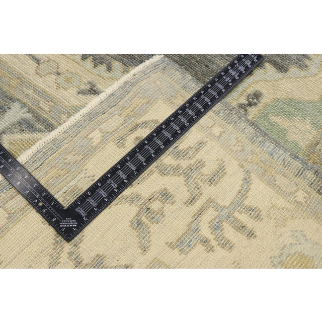 Early 21st Century Earth-Tone Turkish Oushak Rug - 09'03 X 11'00 For Sale - Image 5 of 9