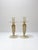 Rococo Opaline and Gold Polveri Murano Glass Candlesticks from Gabbiani, Italy, 1980s, Set of 2 For Sale - Image 3 of 10