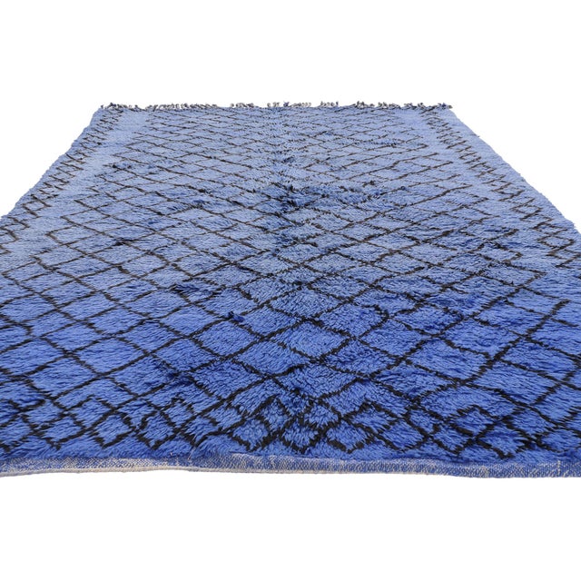 Tribal Vintage Beni M'Guild Moroccan Rug, 05'10 X 09'03 For Sale - Image 3 of 10
